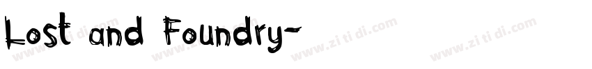Lost and Foundry字体转换